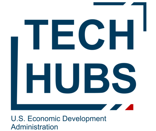 EDA_Tech Hubs Logo_Blue Square